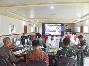 Melalui Rakornis TMMD Ke-128, Dandim Mimika Perkokoh Kolaborasi untuk Pemerataan Pembangunan