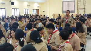 Police Goes To School Polsek Bekasi Barat Sambangi SMP-SMA Advent Jakasampurna