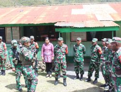 Danrem 173/Praja Vira Braja Tinjau Kesiapan Wilayah Teritorial di Makodim 1714/PJ Puncak Jaya