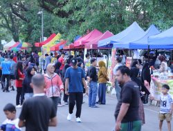 Car Free Day Lanud Sultan Hasanuddin Semarak, Danlanud Sapa Warga dan Dukung UMKM LokalMakassar