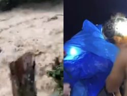 Panik Air Bah Tiba-tiba Datang, Viral Video Detik-detik Sungai Kemaceak di Bengkulu Meluap dan Menghanyutkan 8 Pelajar