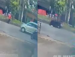 Beredar Rekaman Tabrak Lari di Deltamas Bekasi, Korban Diduga Seorang Ibu Penyapu Jalan yang Ditinggal Kabur Pemotor