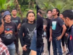Viral Penangkapan Pelaku Penembak Bripka Arya Supena di Lampung, Tampak Sejumlah Aparat Kumpul Lalu Briefing