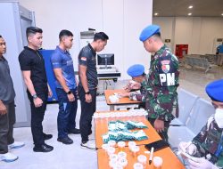 Cegah Penyalahgunaan Narkoba dan LGBT, Lanud Sultan Hasanuddin Gelar Apel Malam dan Tes Urine Prajurit Bujangan