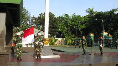 Kodim 0505/JT Gelar Upacara 17-an, Prajurit Diminta Siap Hadapi Tantangan Bangsa