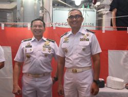 SAHLI A BID. OPS KORMAR DIDAMPINGI WAASINTEL MENGHADIRI UNDANGAN KUNJUNGAN KOMANDAN KAPAL JEPANG JMSDT