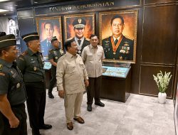 Panglima TNI Dampingi Presiden Prabowo Subianto Resmikan Museum dan Perpustakaan di Seskoad