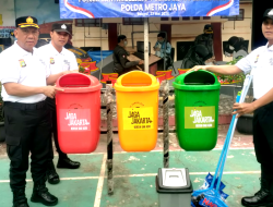 POLSEK BANTAR GEBANG GELAR APEL PENCANANGAN JAGA JAKARTA BERSIH DAN ASRI