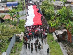 Kodim 1714/PJ, Polri Bersama Pemda Gelar Kirab Merah Putih: Bersatu Dalam Keberagaman, Berdaulat Dalam Persatuan Menjaga NKRI Harga Mati