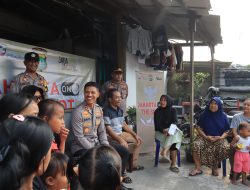 Sentuh Warga ‘Slum Area’ Kalibaru, Wakapolres Bekasi Kota Serap Aspirasi Lewat Jaga Bekasi On The Spot