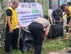 Melalui Program Jaga Jakarta On The Spot, Polsek Jatisampurna Bersama Warga Wujudkan Lingkungan Bersih dan Tertib