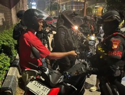 Patra Brimob Polda Metro Jaya Amankan Tiga Terduga Pelaku Curanmor di Pancoran