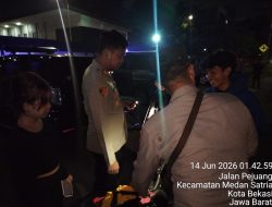 Apel Cipkon Malam, 20 Personil Polsek Medansatria + Pokdar Patroli Antisipasi Begal & Tawuran