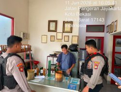 Antisipasi Gangguan Kamtibmas di SPBU, Tim Perintis Presisi Polres Metro Bekasi Kota Gelar ‘Jaga Bekasi On The Spot’