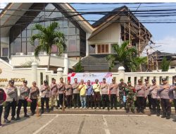 Bhakti Religi Polres Metro Bekasi Kota di Gereja Kristen Jawa Bekasi Barat Sambut HUT Bhayangkara ke-80