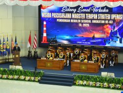 PANGKORMAR HADIRI WISUDA DAN PENUTUPAN DIKREG SESKOAL, CETAK PEMIMPIN MARITIM UNGGUL HADAPI TANTANGAN GLOBAL