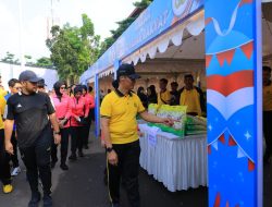 Polda Lampung Gelar Bazar, Pasar Rakyat, Olahraga Bersama, dan Bakti Sosial Sambut Hari Bhayangkara ke-80