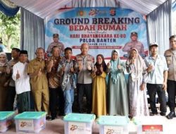 Kapolda Banten Bedah Rumah Warga, Dapat Respon Positif Warga