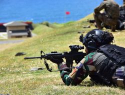 Marinir Indonesia Tunjukkan Ketajaman Tembak Reaksi di RIMPAC 2026 Hawaii