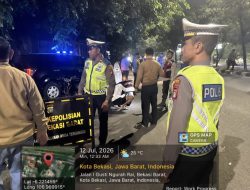 Jaga Jakarta On The Spot, Kapolsek Bekasi Barat Pimpin KRYD dan Razia Stasioner Cegah Tawuran
