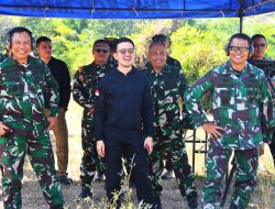 KAS KORMAR SAKSIKAN LANGSUNG UJI FUNGSI AMUNISI ROKET 122 MM DI BALURAN