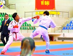 PUTRA PRAJURIT YONIF 8 MARINIR RAIH MEDALI PERUNGGU PADA KEJUARAAN KARATE ASIA TENGGARA SEAKF 2026 DI VIETNAM