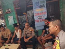 Jaga Jakarta On The Spot, Kanit Binmas Polsek Bekasi Barat Sambangi Warga Pengasinan Bintara, Sampaikan Pesan Kamtibmas