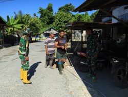 Hari Pertama Pekerjaan Fisik TMMD ke-129 Kodim 1505/Tidore, TNI Bersama Masyarakat Kompak Bangun Desa
