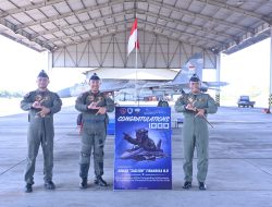 Tiga Penerbang Skadron Udara 11 Torehkan Prestasi Gemilang, Raih 1.000 Jam Terbang dan Terbang Solo Sukhoi Su-27/30