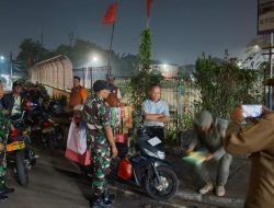 Babinsa Koramil 07/Cipayung Gelar Patroli Malam Perkuat Keamanan Wilayah