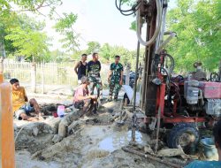TMMD Ke-129 Bawa Harapan Baru, Sumur Bor Dibangun untuk Warga Bokimaake