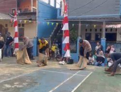 Semarak HUT Kemerdekaan RI Ke-81, Polsek Bekasi Barat Gelar Lomba Bersama Warga Kranji