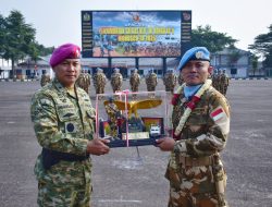 ASOPS PANGKORMAR PIMPIN PENYAMBUTAN SATGAS KIZI TNI KONGA XX-V MONUSCO TA. 2026