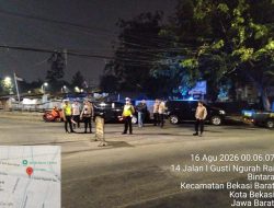 Jaga Jakarta On The Spot, Malam Libur Panjang Kapolsek Bekasi Barat Pimpin KRYD dan Razia Stasioner Cegah Tawuran