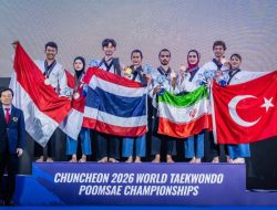 Tim Pelatnas Taekwondo Indonesia Meraih 1 Medali Perak Kejuaraan Tertinggi Untuk Kategori Poomsae