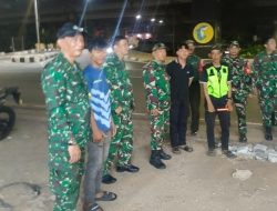 Koramil 08/Duren Sawit Bersama Komduk Tingkatkan Kamtibmas, Antisipasi Tawuran dan Kenakalan Remaja