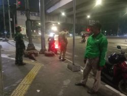 Koramil 03/Ps.Rebo-Ciracas Bersama Komduk Intensifkan Patroli Malam Ciptakan Aman dan Kondusif