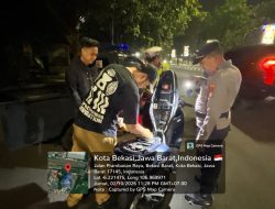 Jaga Jakarta On The Spot, Cegah Tawuran Waka Polsek Bekasi Barat Pimpin Patroli Dan Razia Stasioner