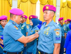 86 PRAJURIT DAN PNS MAKO KORMAR NAIK PANGKAT, DANDENMA TEKANKAN DEDIKASI DAN LOYALITAS