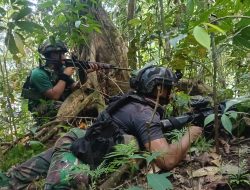 SATGAS YONIF 9 MARINIR KEMBALI PERKUAT STABILITAS KEAMANAN PAPUA BARAT DAYA, SATU PIMPINAN KELOMPOK BERSENJATA OPM DAN DUA LAINNYA DIDUGA TEWAS DALAM KONTAK TEMBAK
