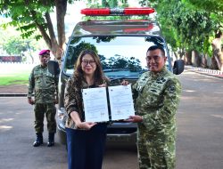 KORPS MARINIR TERIMA MOBIL AMBULANS DARI BNI, PERKUAT DUKUNGAN PELAYANAN KESEHATAN