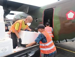 Dukung Mitigasi Karhutla Kalimantan, Lanud Sjamsudin Noor Kerahkan Pesawat NC-212 Misi Modifikasi Cuaca