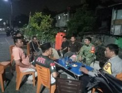 Perkuat Keamanan Wilayah, Koramil 01/Jatinegara Bersama Komduk Gelar Patroli/Siskamling