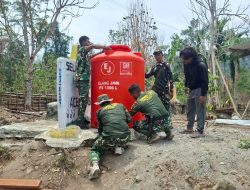 Kerja Keras Satgas TMMD ke-130 Berbuah Nyata, Air Bersih Segera Mengalir ke Rumah Warga Yamboi