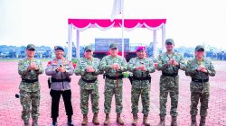 PERKUAT SINERGITAS TNI-POLRI, PANGKORMAR HADIRI PENGANGKATAN WARGA KEHORMATAN KORPASGAT